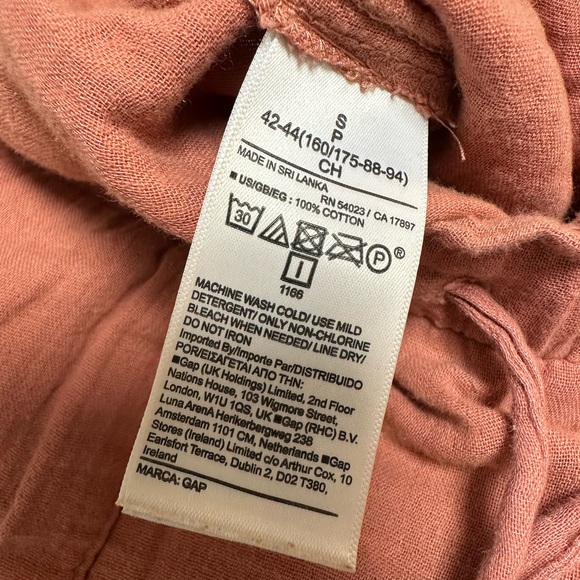 Gap | High Rise Cotton Shorts | Dusty Rose Colour | Size Small - Picture 3 of 5